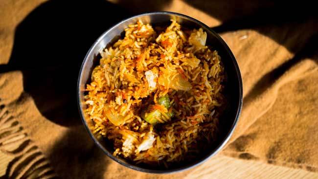 Indian biryani - Mama Restaurant